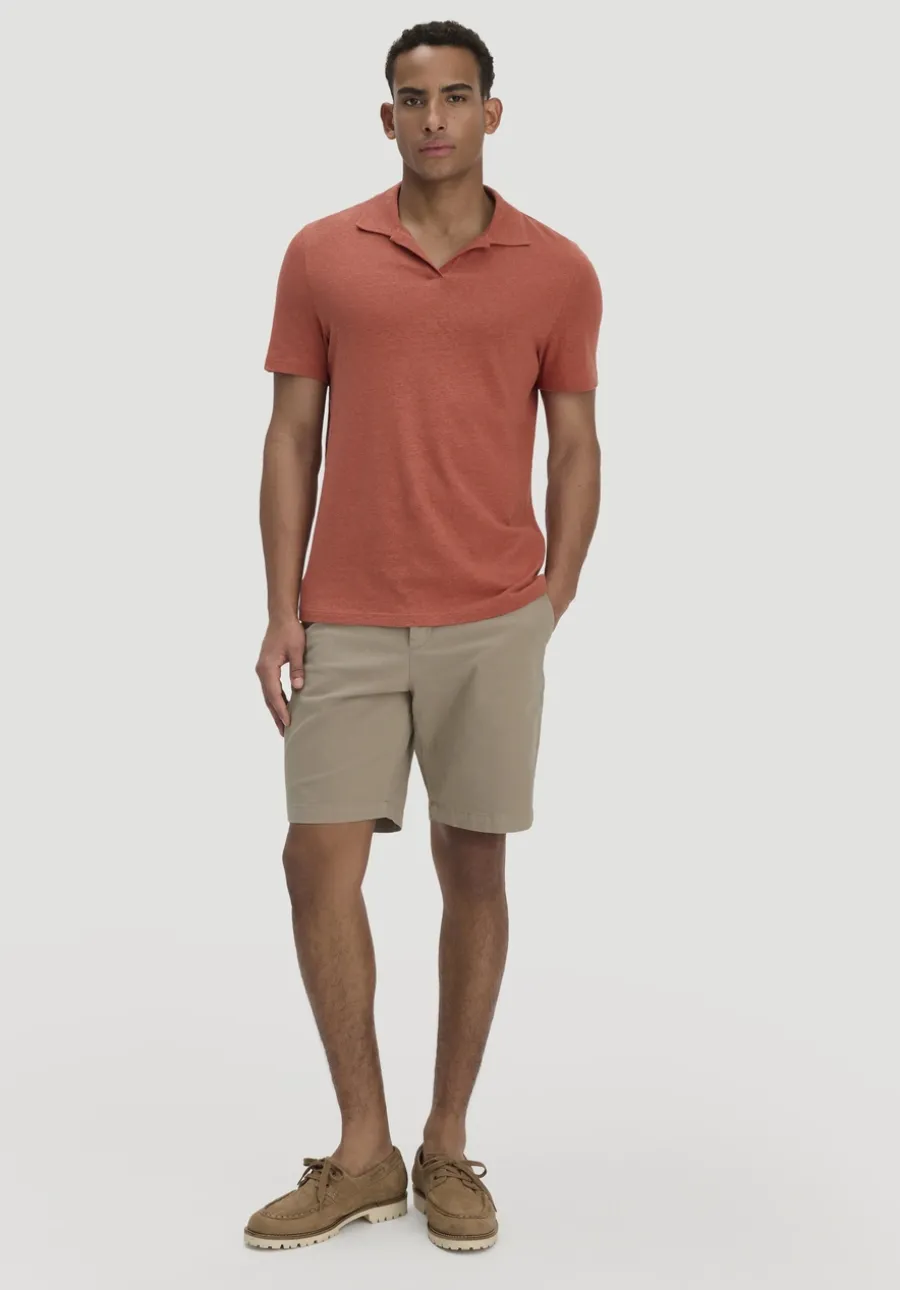 Jersey Polo Relaxed aus Leinen und Bio-Baumwolle von hessnatur