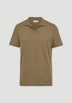 Jersey Polo Relaxed aus Leinen und Bio-Baumwolle von hessnatur