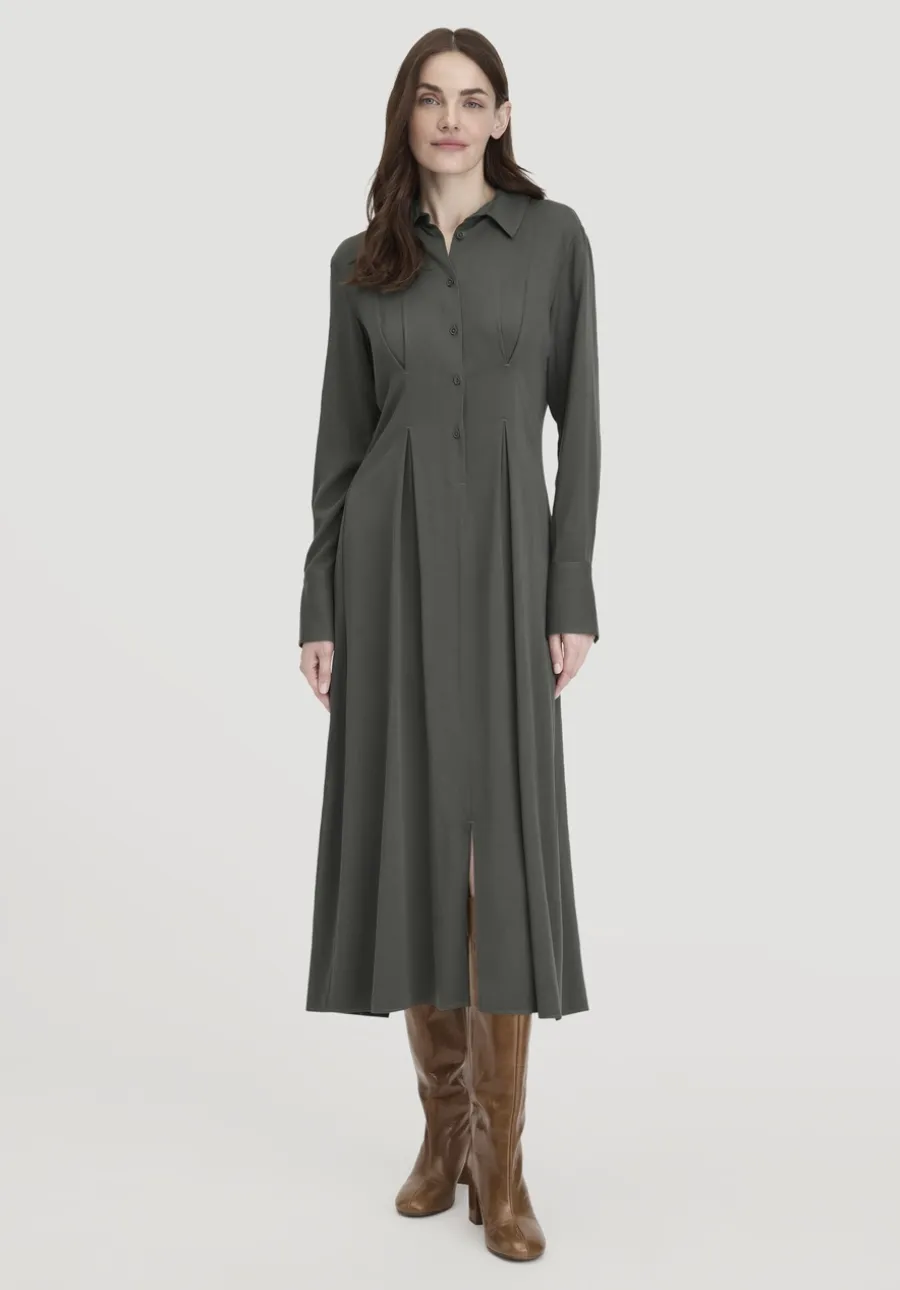 Kleid Midi Regular aus reiner LENZING™ ECOVERO™ Viskose von hessnatur