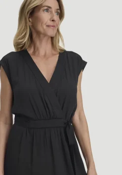 Kleid mit Wickeloptik Midi aus LENZING™ ECOVERO™ von hessnatur
