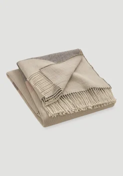 Lambswool Plaid PIRO aus reiner Bio-Schurwolle von hessnatur
