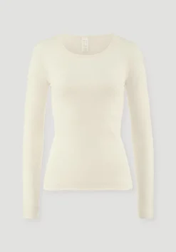 Langarmshirt SILK & WARM TOUCH mit Bio-Merinowolle und Seide von hessnatur