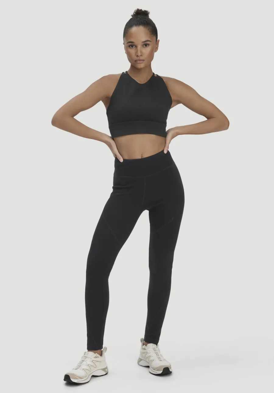 Leggings Medium Cut ACTIVE FUNCTIONAL aus Bio-Merinowolle und Bio-Baumwolle von hessnatur