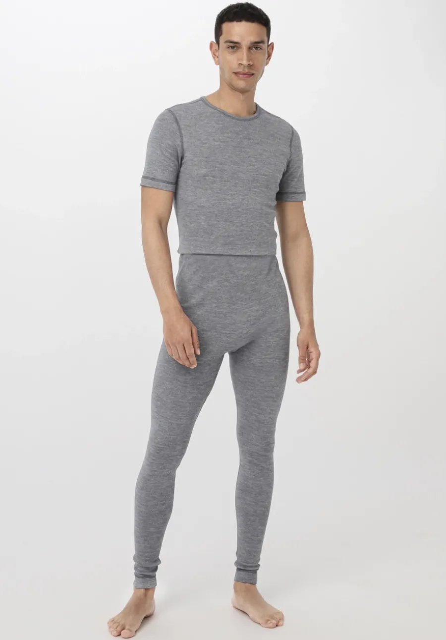 Leggings Regular aus Bio-Baumwolle mit Bio-Merinowolle und Seide von hessnatur