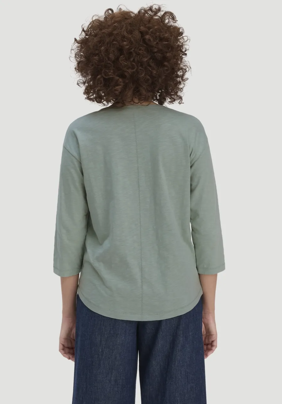 Light Slub Longsleeve Relaxed aus reiner Bio-Baumwolle von hessnatur