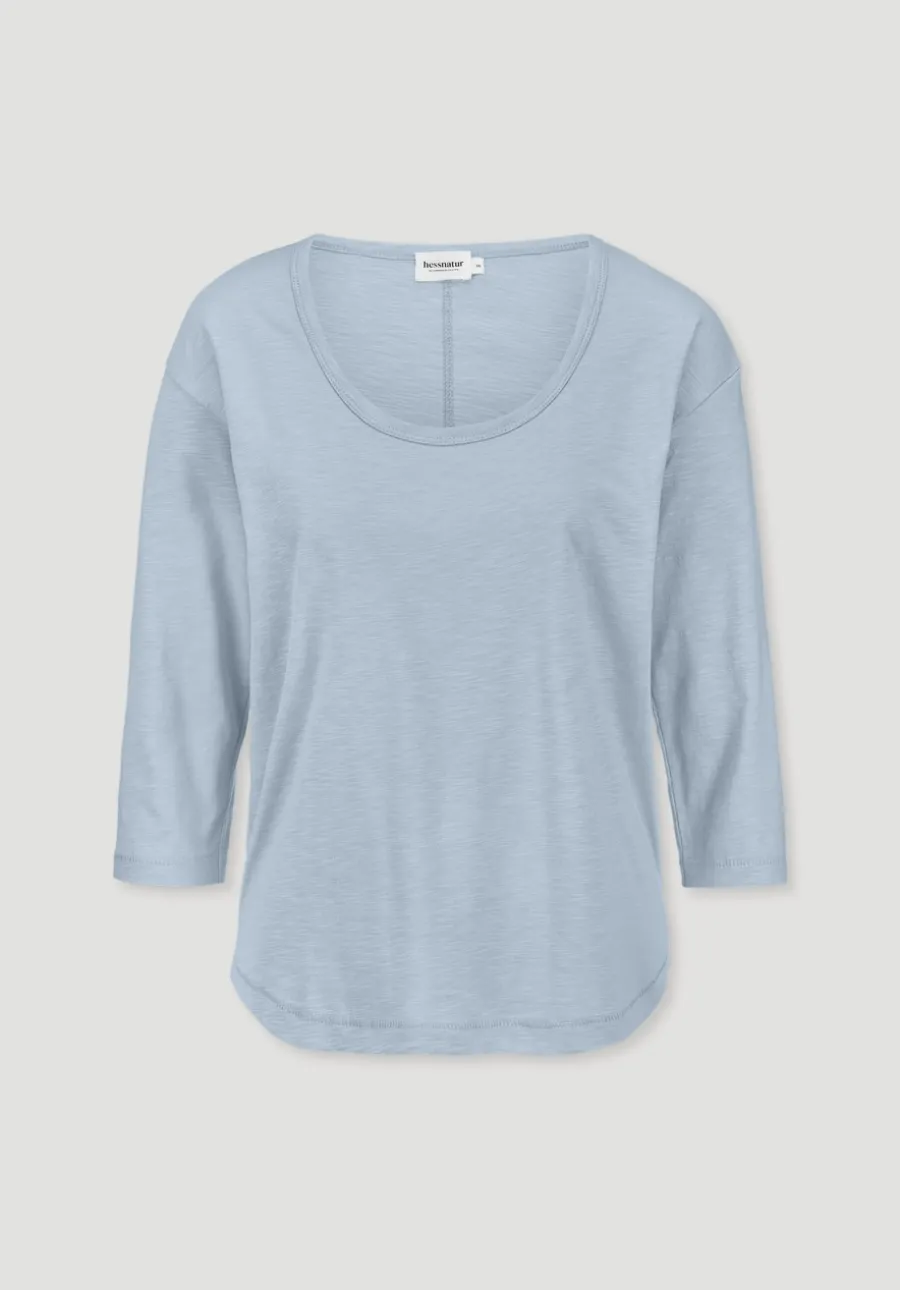 Light Slub Longsleeve Relaxed aus reiner Bio-Baumwolle von hessnatur