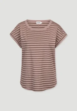 Light Slub Streifen T-Shirt Relaxed aus reiner Bio-Baumwolle von hessnatur