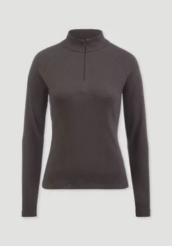 Longsleeve Fitted BETTER RECYCLING aus Bio-Baumwolle von hessnatur
