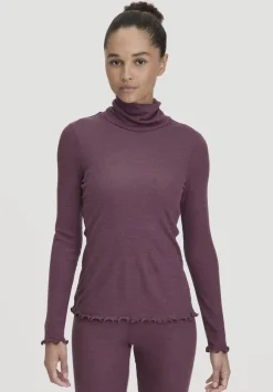 Longsleeve mit Rollkragen WARM TOUCH aus Bio-Merinowolle und TENCEL™ Lyocell von hessnatur