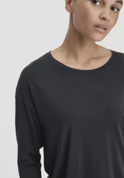 Longsleeve Oversize aus TENCEL™ Lyocell mit Bio-Baumwolle von hessnatur