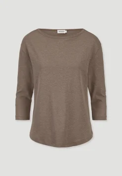 Longsleeve Relaxed aus Leinen mit reiner Bio-Baumwolle von hessnatur