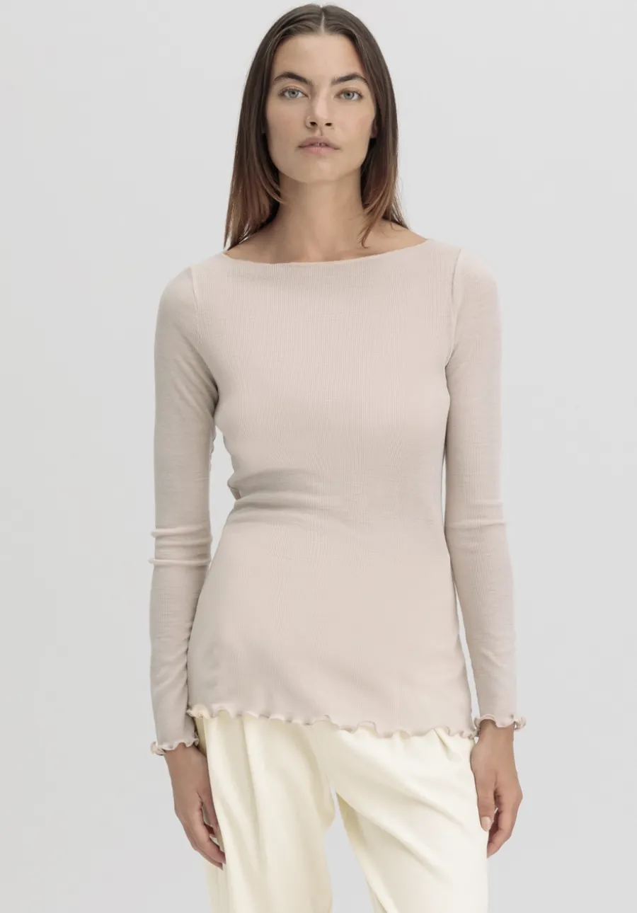 Longsleeve WARM TOUCH aus Bio-Merinowolle und TENCEL™ Lyocell von hessnatur