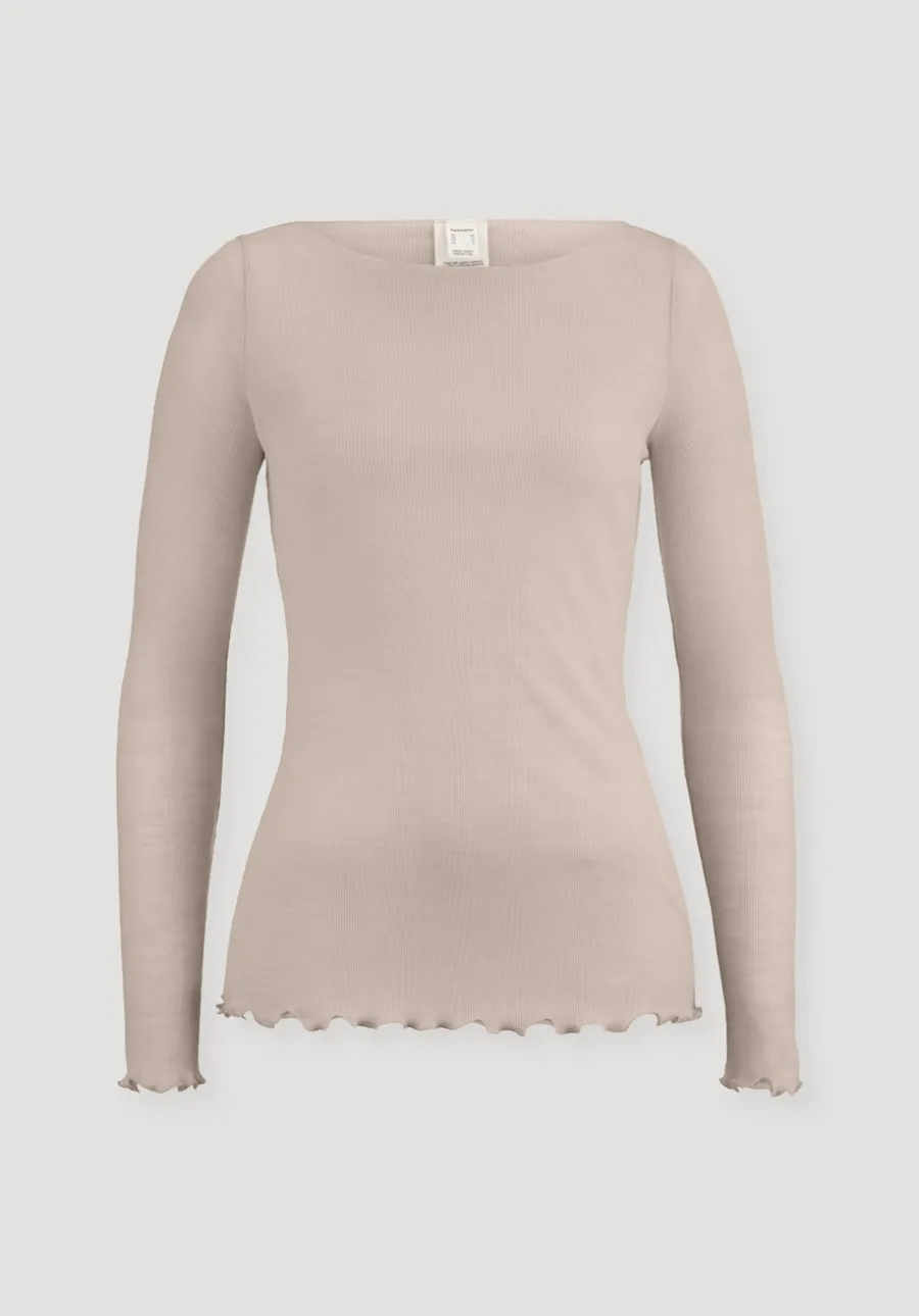 Longsleeve WARM TOUCH aus Bio-Merinowolle und TENCEL™ Lyocell von hessnatur