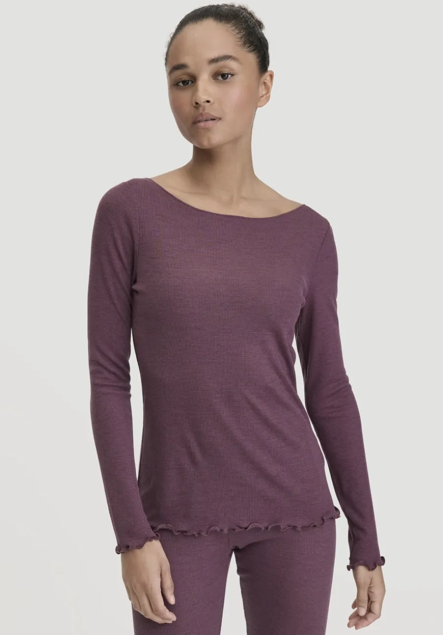 Longsleeve WARM TOUCH aus Bio-Merinowolle und TENCEL™ Lyocell von hessnatur