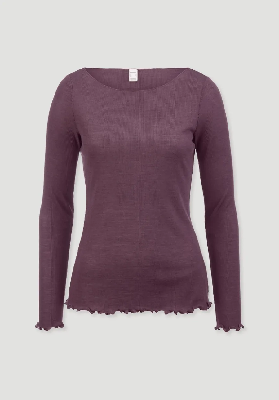 Longsleeve WARM TOUCH aus Bio-Merinowolle und TENCEL™ Lyocell von hessnatur
