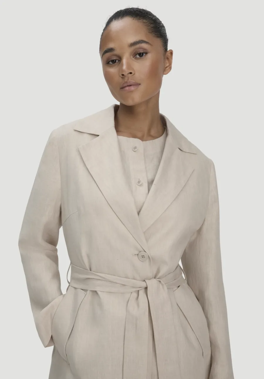 Mantel Regular aus reinem Leinen von hessnatur
