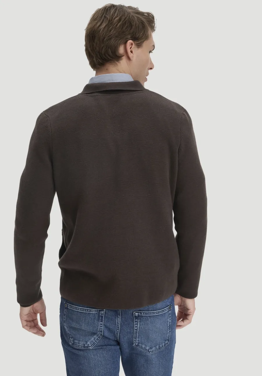 Milano Strick Jacke Regular aus Bio-Baumwolle mit Bio-Merinowolle von hessnatur