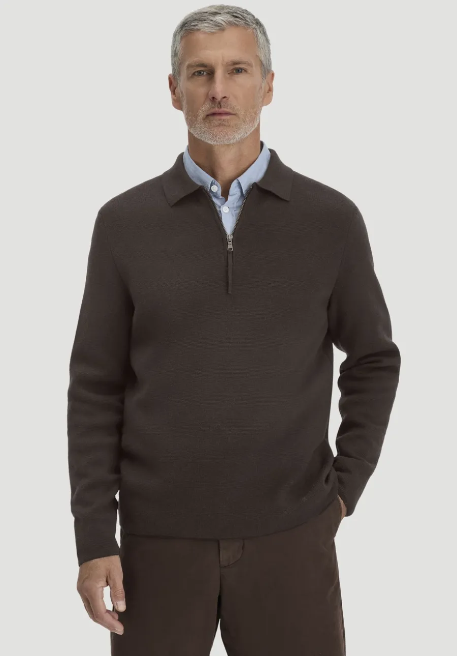 Milano Strick Polo Regular aus Bio-Baumwolle und Bio-Schurwolle von hessnatur