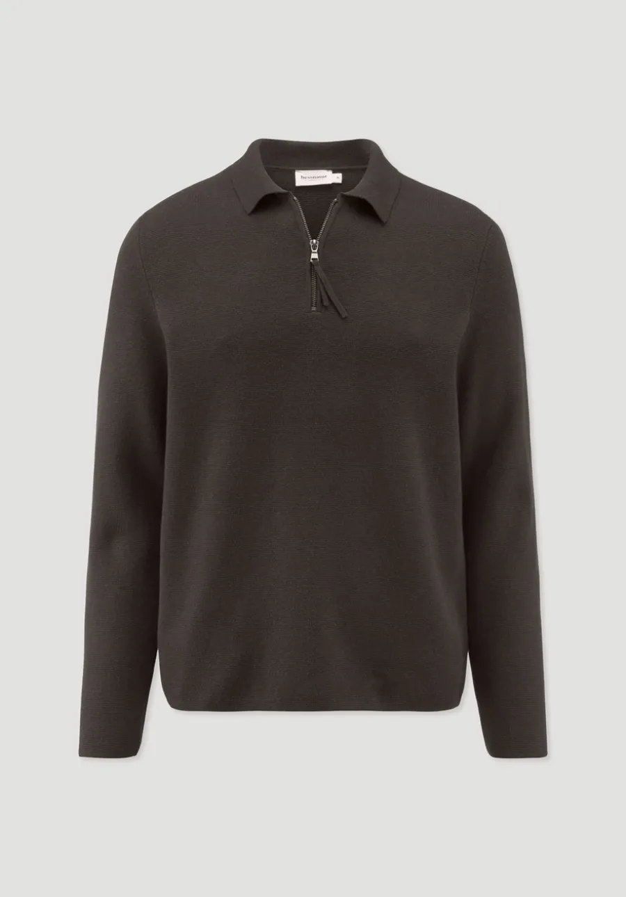 Milano Strick Polo Regular aus Bio-Baumwolle und Bio-Schurwolle von hessnatur