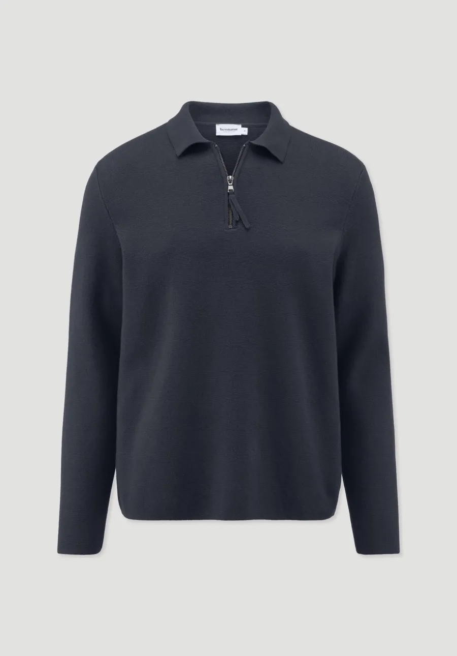 Milano Strick Polo Regular aus Bio-Baumwolle und Bio-Schurwolle von hessnatur