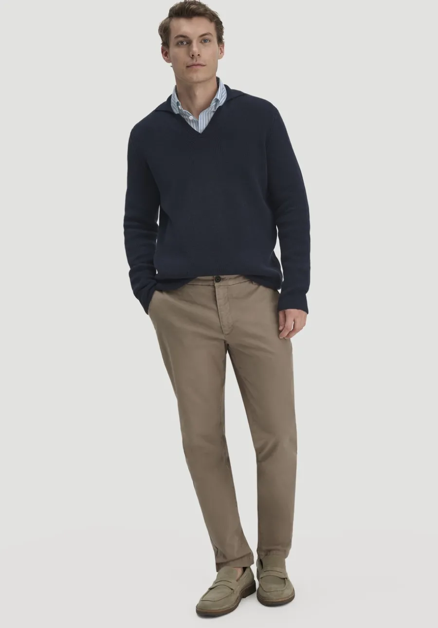 Milano Strick Polo Regular aus Leinen mit Bio-Baumwolle und LENZING™ ECOVERO™ Viskose von hessnatur
