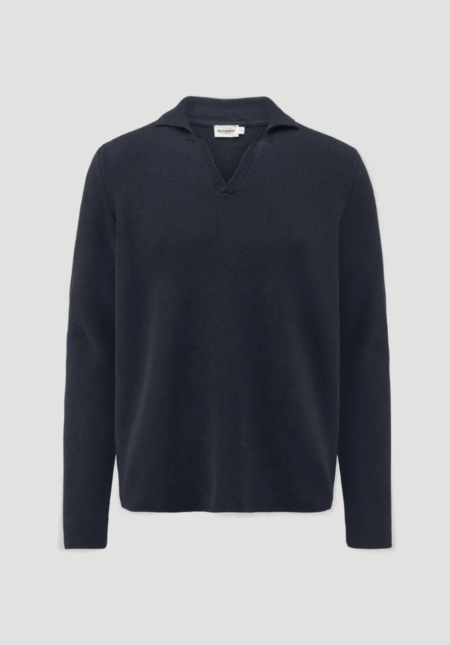 Milano Strick Polo Regular aus Leinen mit Bio-Baumwolle und LENZING™ ECOVERO™ Viskose von hessnatur