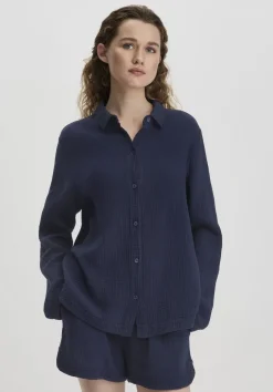 Musselin Hemd Oversize PURE COMFORT aus reiner Bio-Baumwolle von hessnatur