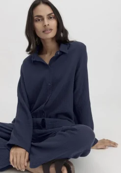 Musselin Hemd Oversize PURE COMFORT aus reiner Bio-Baumwolle von hessnatur