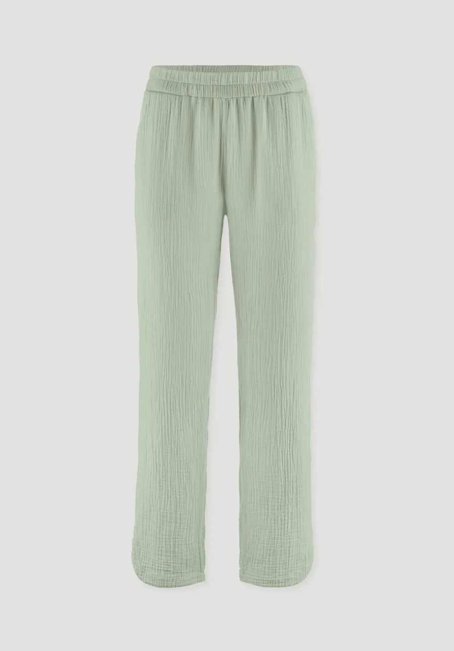 Musselin Schlafhose Regular PURE COMFORT aus reiner Bio-Baumwolle von hessnatur