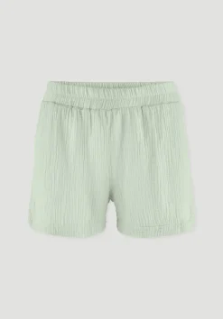 Musselin Schlafshorts PURE COMFORT aus reiner Bio-Baumwolle von hessnatur