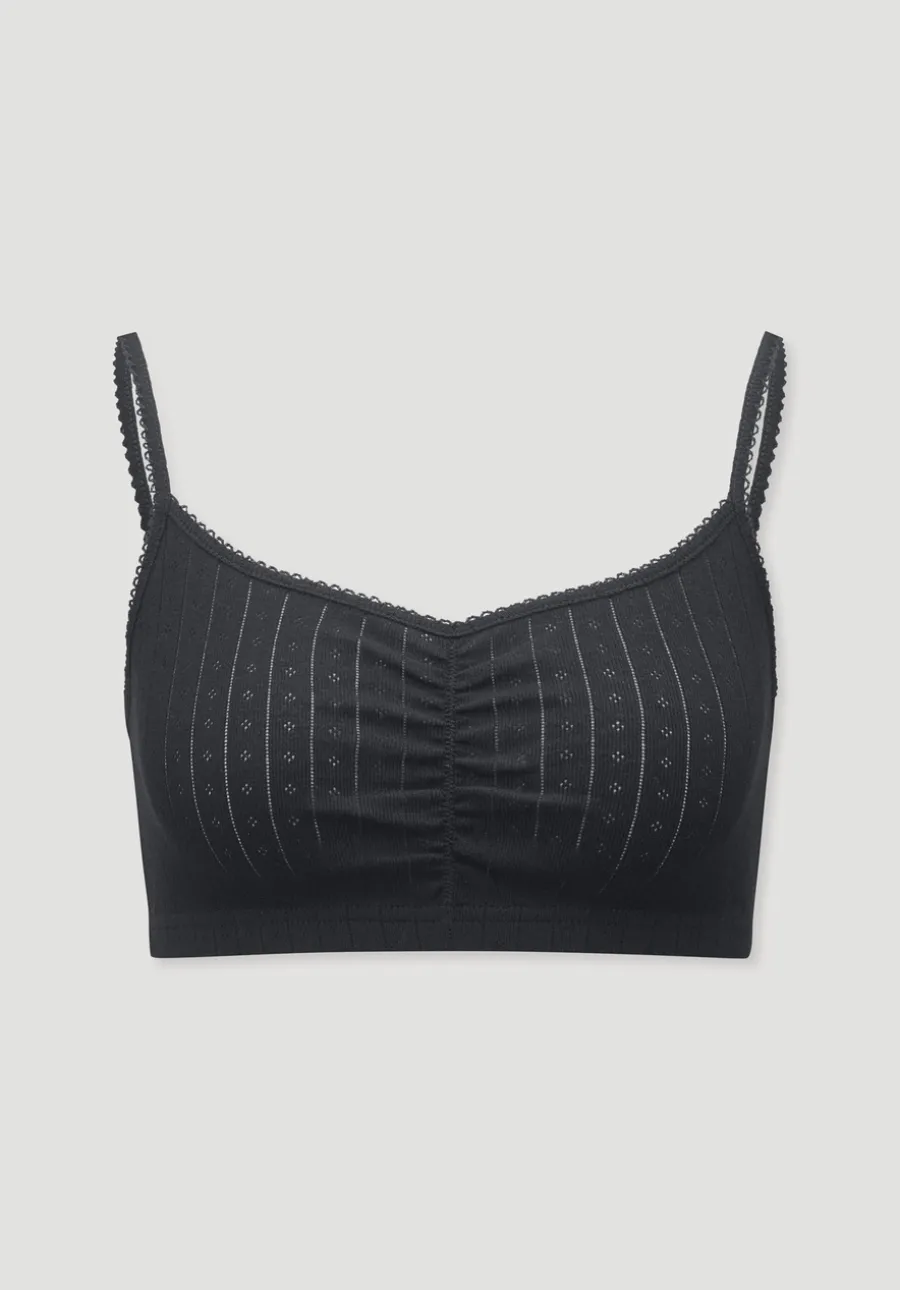 Pointelle Bustier PURE COTTON aus reiner Bio-Baumwolle von hessnatur
