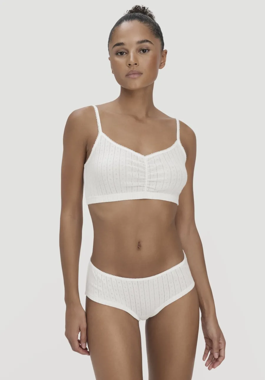 Pointelle Bustier PURE COTTON aus reiner Bio-Baumwolle von hessnatur