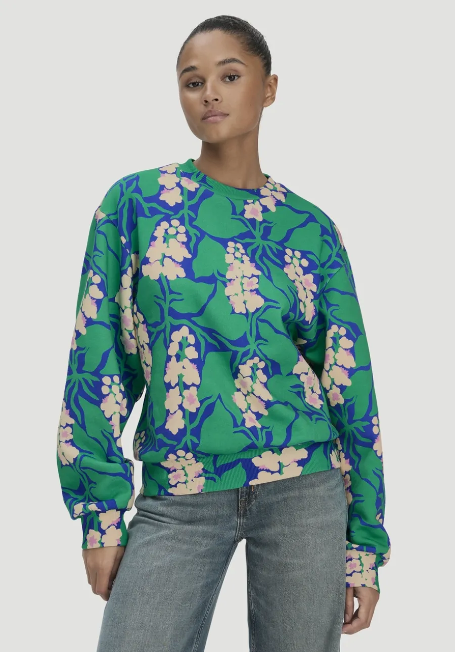Print Sweatshirt Oversize LIV LEE aus reiner Bio-Baumwolle von hessnatur