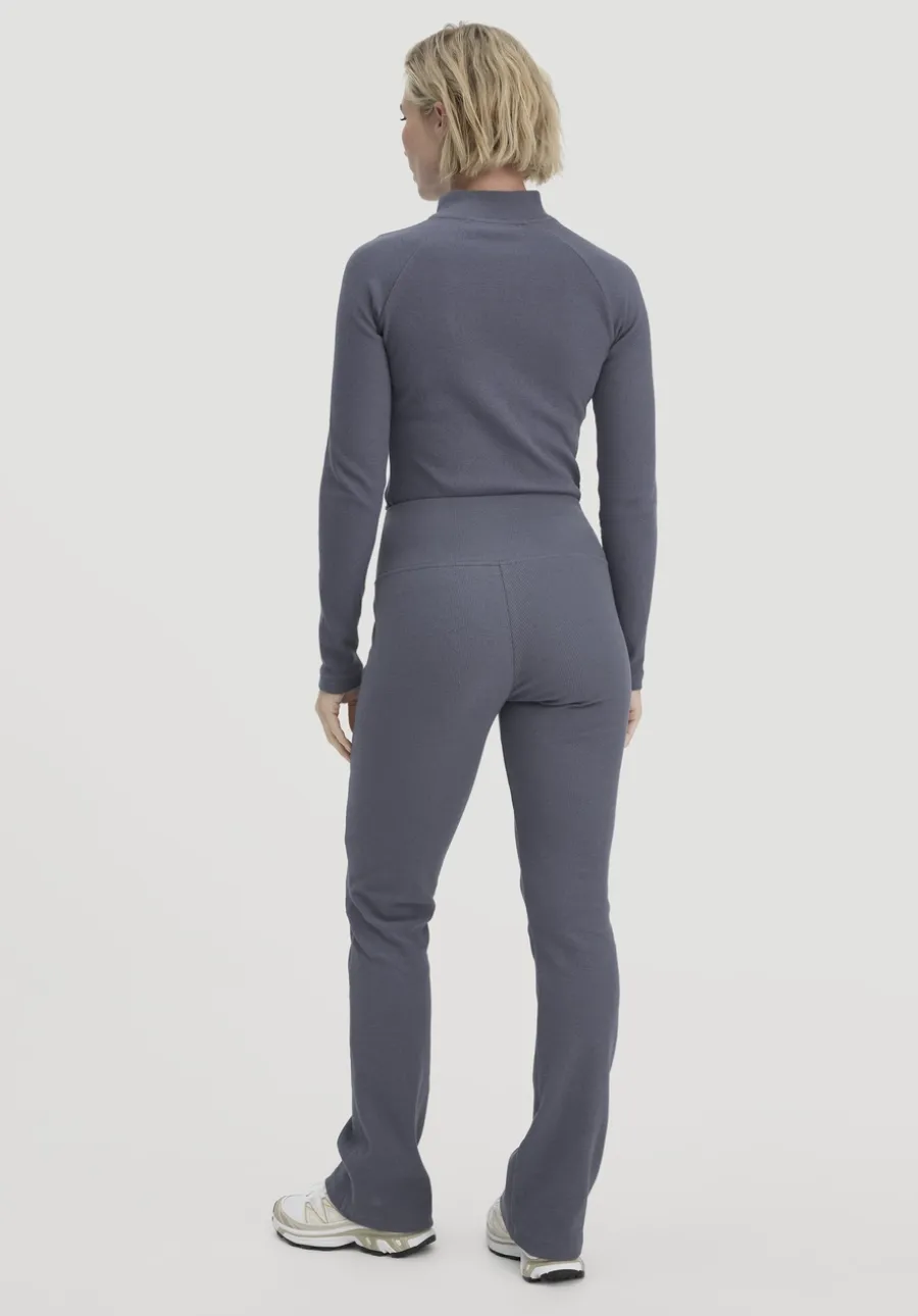 Rib Leggings High Waist BETTER RECYCLING aus Bio-Baumwolle von hessnatur