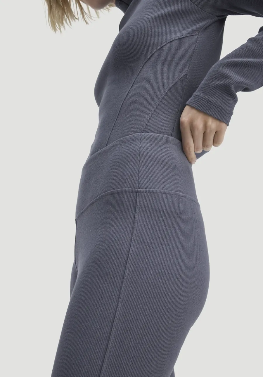 Rib Leggings High Waist BETTER RECYCLING aus Bio-Baumwolle von hessnatur