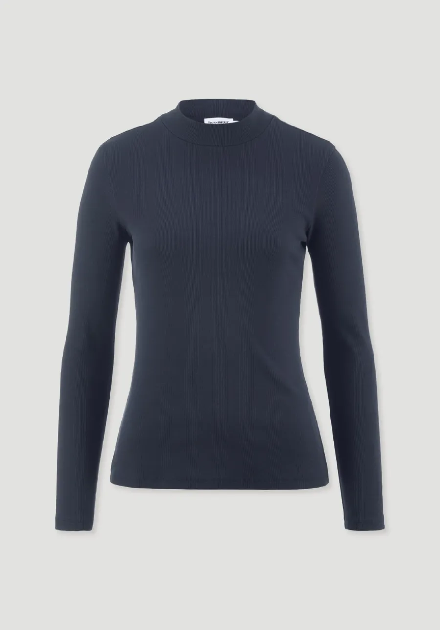 Rib Longsleeve Slim aus Bio-Baumwolle von hessnatur
