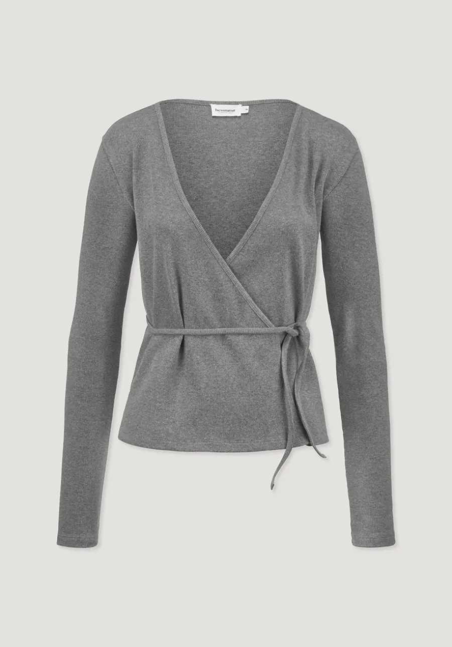 Rib Longsleeve Slim aus Bio-Baumwolle von hessnatur