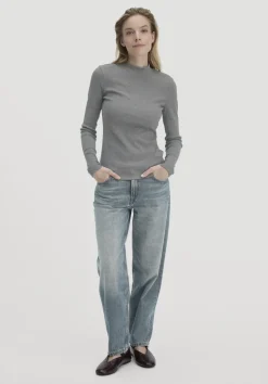 Rib Longsleeve Slim aus Bio-Baumwolle von hessnatur