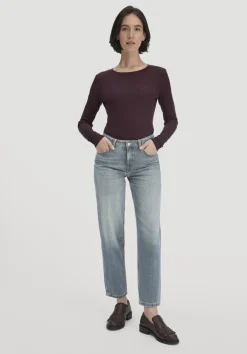 Rib Shirt Slim aus Bio-Merinowolle und TENCEL™ Lyocell von hessnatur