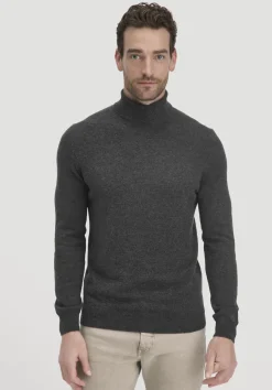 Rollkragen Pullover Regular aus Bio-Merinowolle mit Cashmere von hessnatur