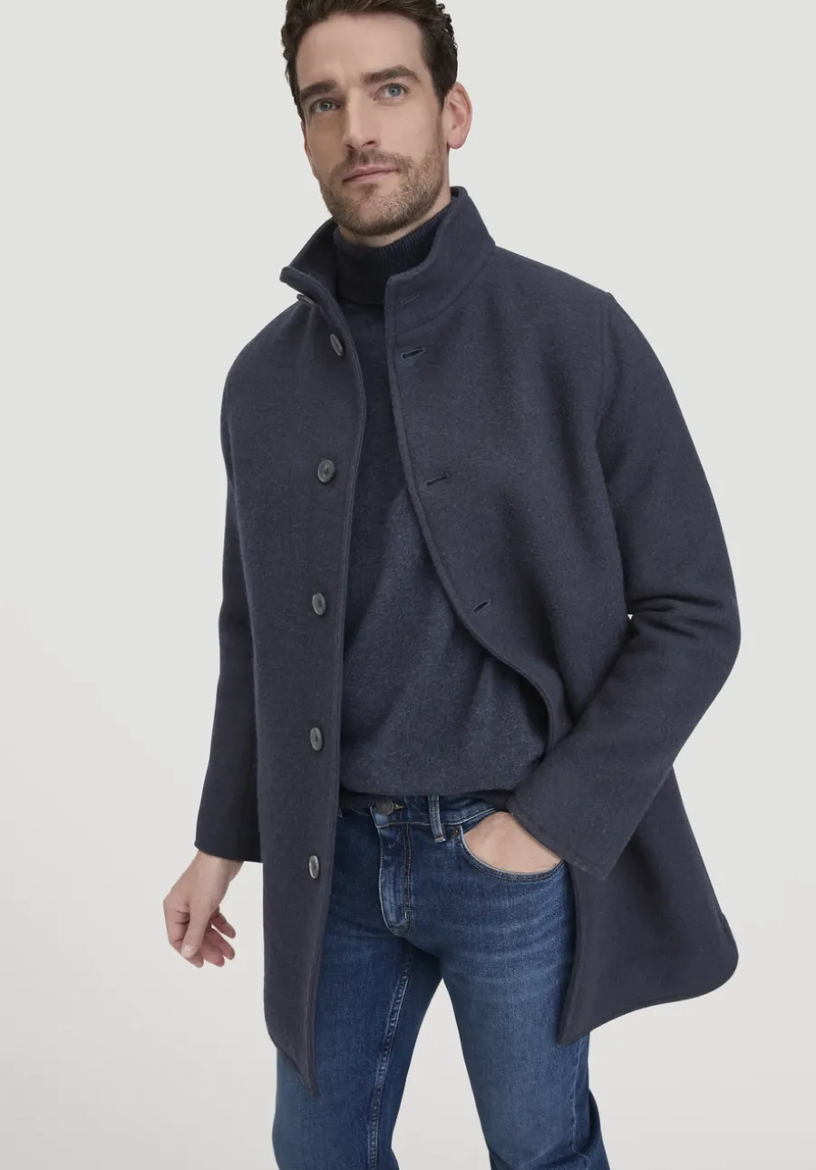 Rollkragen Pullover Regular aus Bio-Merinowolle mit Cashmere von hessnatur