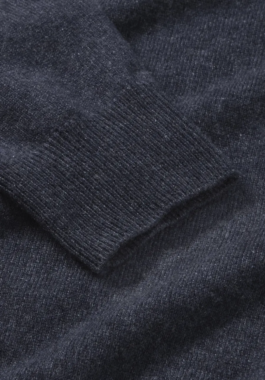 Rollkragen Pullover Regular aus Bio-Merinowolle mit Cashmere von hessnatur