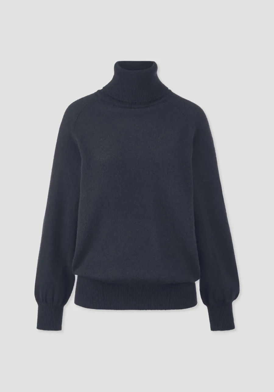 Rollkragen Pullover Relaxed BETTER RECYCLING aus reinem Cashmere von hessnatur