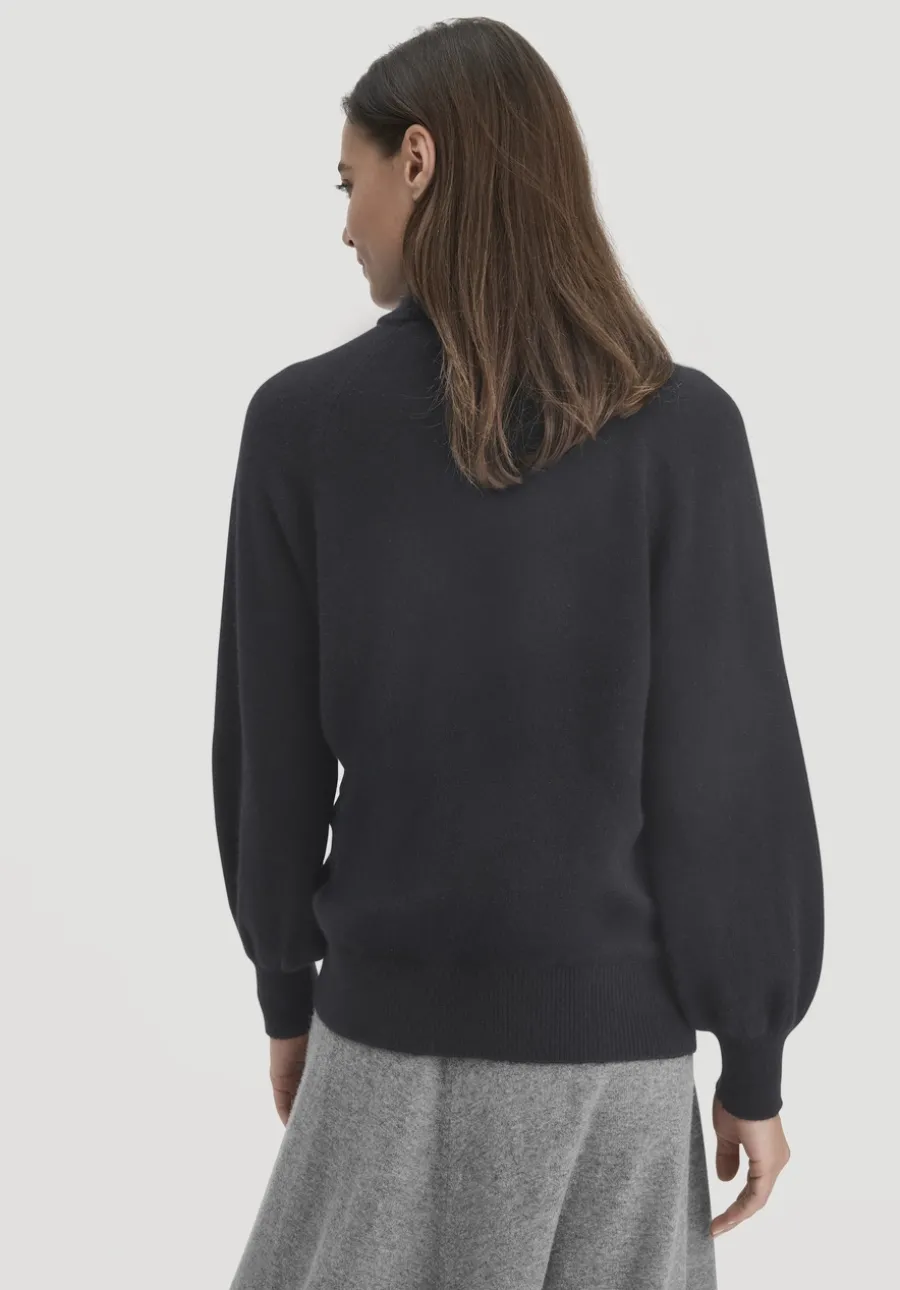 Rollkragen Pullover Relaxed BETTER RECYCLING aus reinem Cashmere von hessnatur