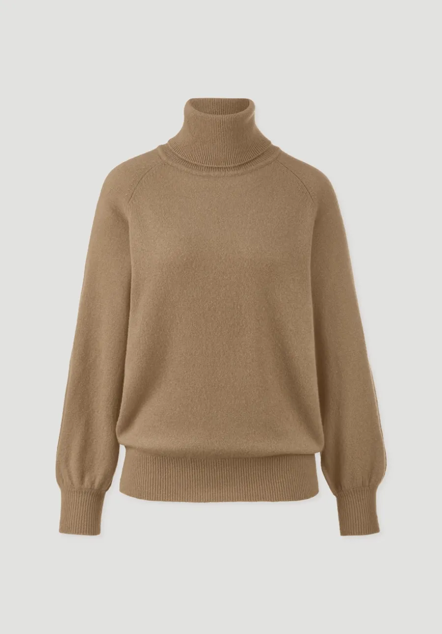 Rollkragen Pullover Relaxed BETTER RECYCLING aus reinem Cashmere von hessnatur