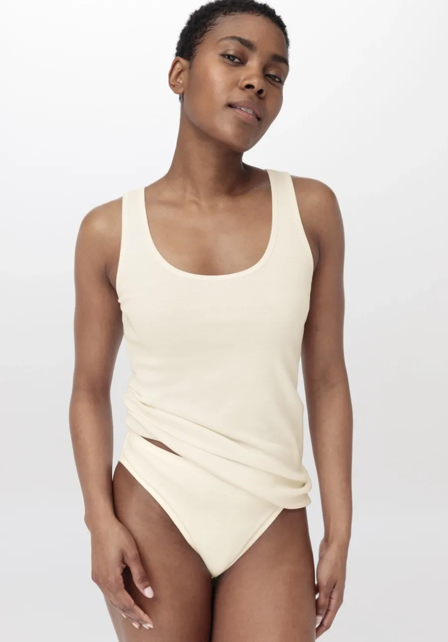 Rundhals Tanktop im 2-Pack PURE COTTON aus reiner Bio-Baumwolle von hessnatur