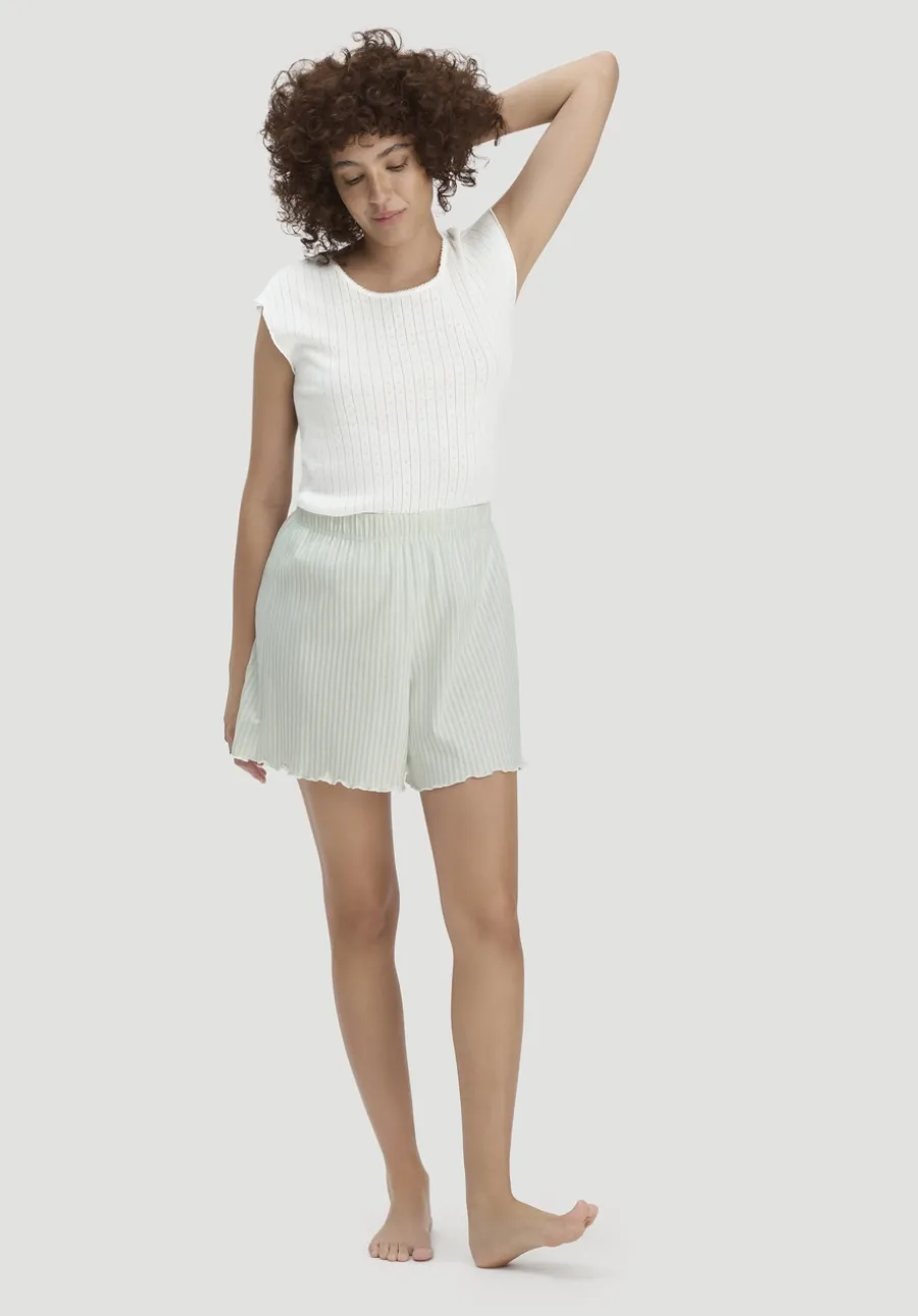 Schlafshorts PURE COTTON aus reiner Bio-Baumwolle von hessnatur