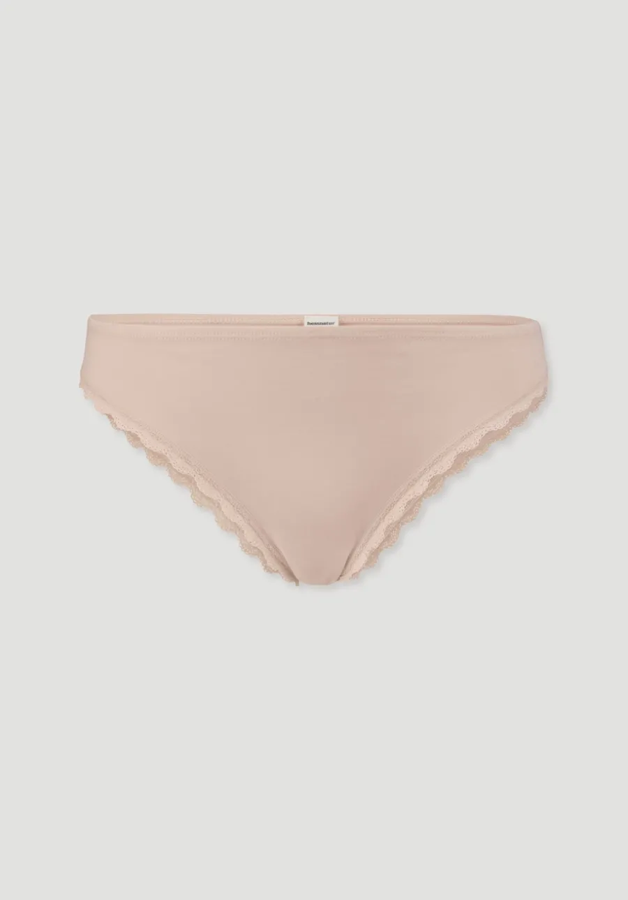 Slip Regular Cut COTTON FEEL LACE aus Bio-Baumwolle von hessnatur
