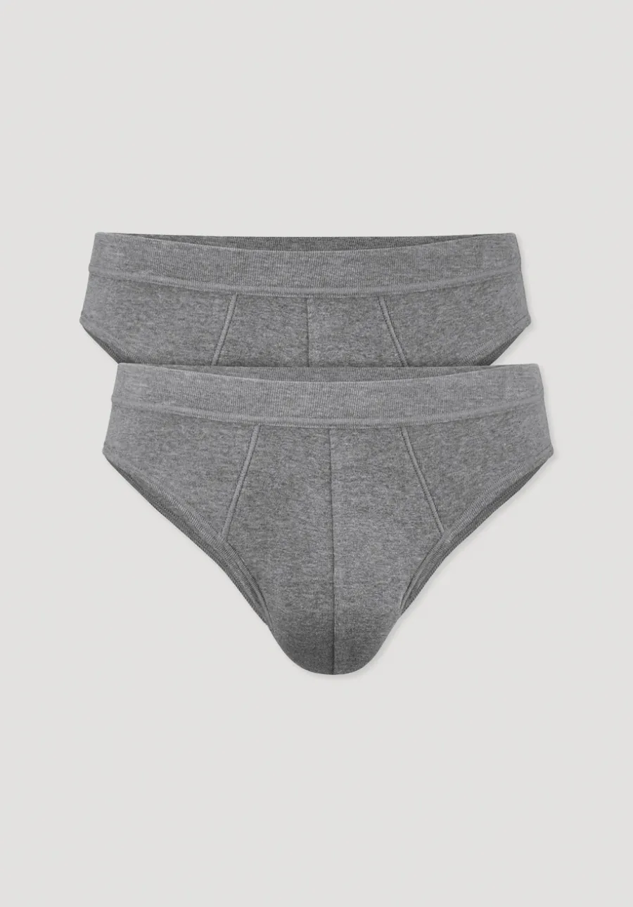 Slip Regular Cut im 2er-Pack PURE NATURE aus reiner Bio-Baumwolle von hessnatur