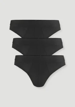 Slip Regular Cut im 3er-Pack COTTON MIX aus Bio-Baumwolle von hessnatur